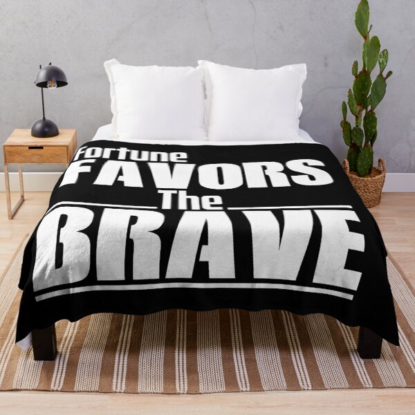 Item preview, Fortune favors the brave designed and sold by Gajaman Creations.