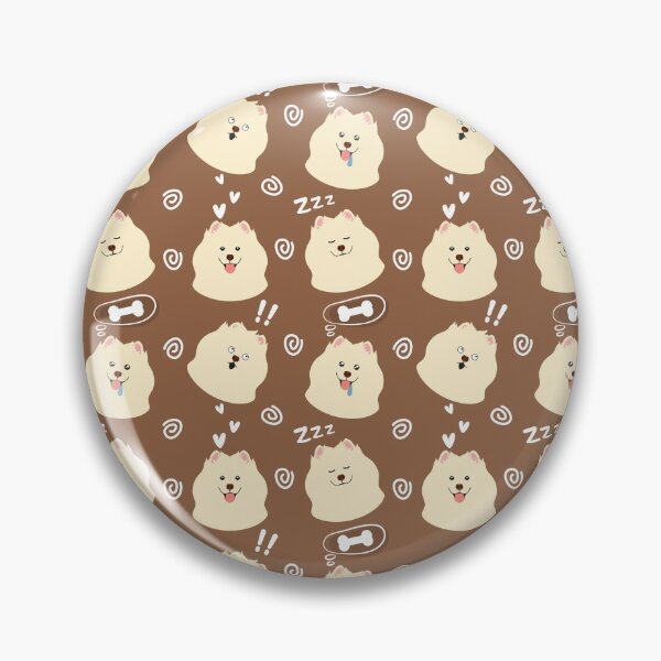 Item preview, Funny Samoyed Dog Emoji designed and sold by Lulupainting.
