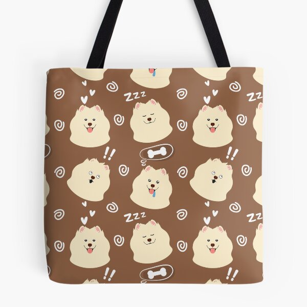Item preview, Funny Samoyed Dog Emoji designed and sold by Lulupainting.