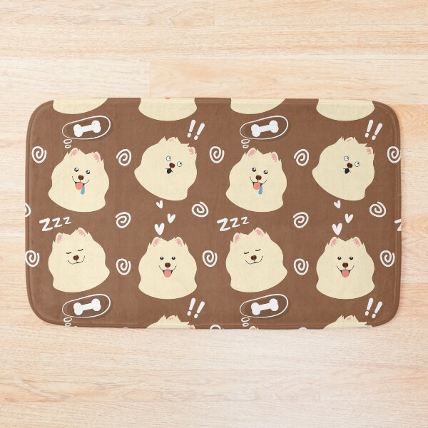 Item preview, Funny Samoyed Dog Emoji designed and sold by Lulupainting.