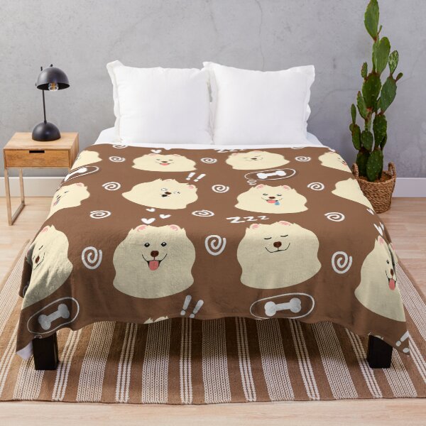 Item preview, Funny Samoyed Dog Emoji designed and sold by Lulupainting.