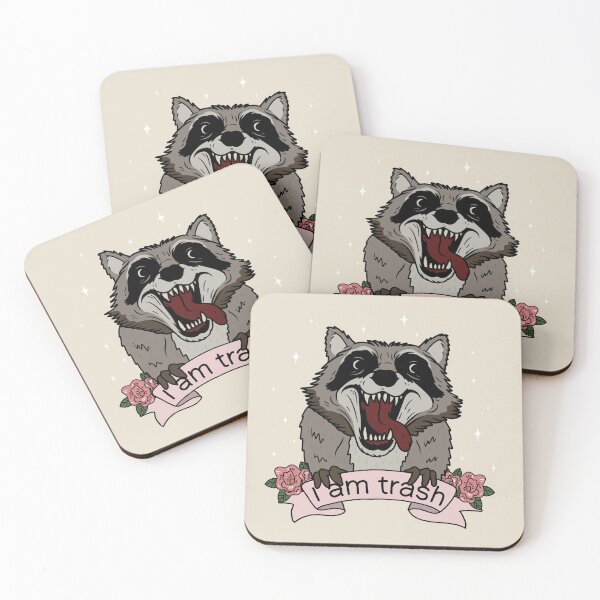 Item preview, Raccoon - I am trash designed and sold by ValentinaHramov.