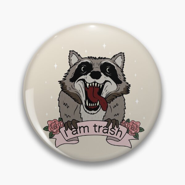Item preview, Raccoon - I am trash designed and sold by ValentinaHramov.