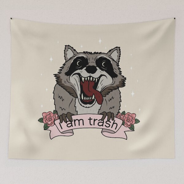 Item preview, Raccoon - I am trash designed and sold by ValentinaHramov.