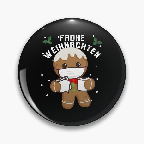 Artikelvorschau, Frohe Weihnachten Lebkuchenmann Gingerbread man Mask 2020  entworfen und verkauft von aubb7.
