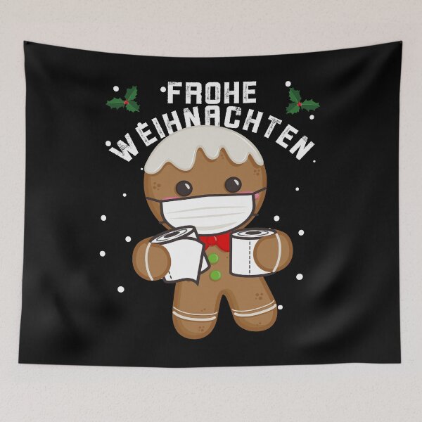 Item preview, Merry Christmas gingerbread man Gingerbread man Mask 2020 designed and sold by aubb7.