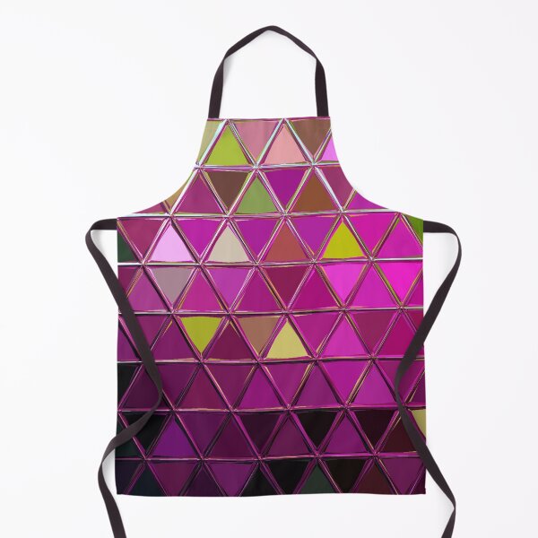 Item preview, Geometric shapes-triangle-plastic- green and pink shades . designed and sold by wiwiart.