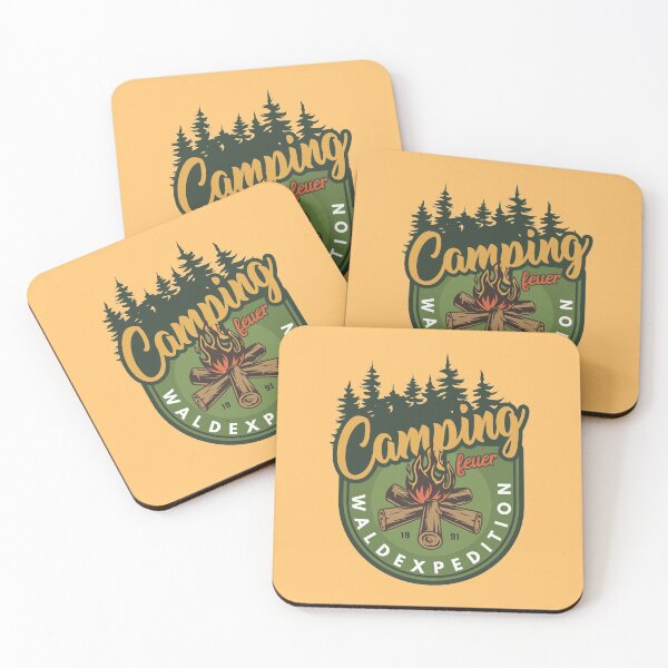 Item preview, Camping fire | Forest expedition | German hiking designed and sold by Ainbowz-Artwork.