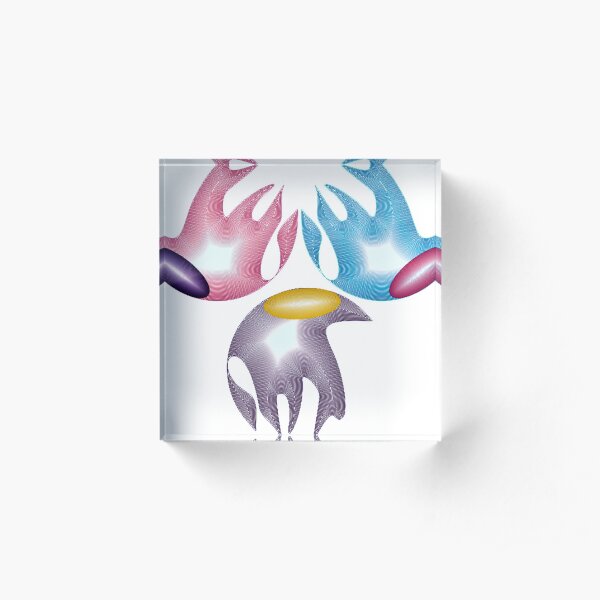 Marine creatures Acrylic Block