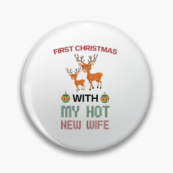 Item preview, 2020 First Christmas With My Hot New Wife, Ugly Christmas, Gift for Husband, 1st Christmas, Christmas Married designed and sold by All in One  Design.