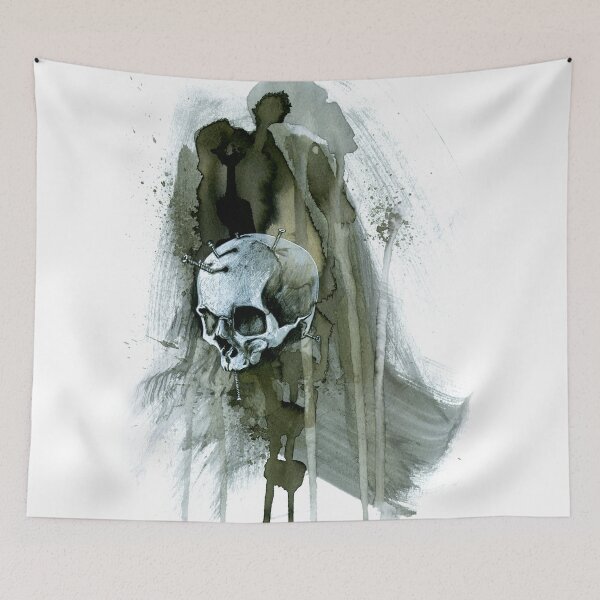 Item preview, Walhalla Skull ("Walhalla brennt") Raxa Lux designed and sold by Gorilla-Verlag.