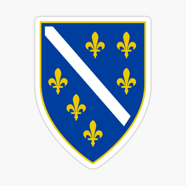 Wappen von Bosnien und Herzegowina Sticker
