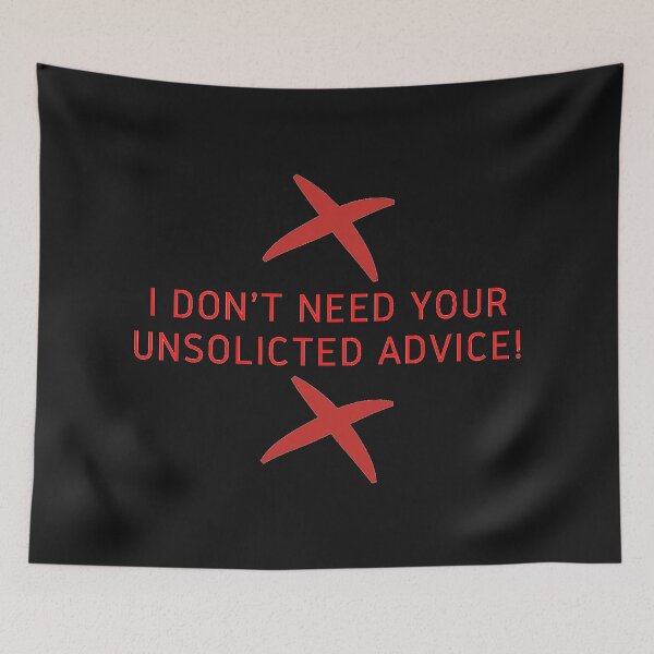 Item preview, unsolicited advice designed and sold by J--Designs.