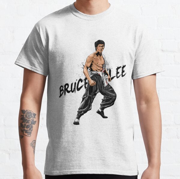 Bruce Lee Stand Pose Art T-shirt classique