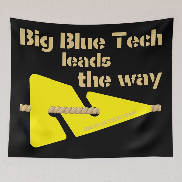 Item preview, Tech Divers Arrow Yellow - Big Blue Tech leads the way designed and sold by BigBlueDiving.