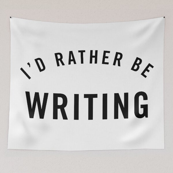 Item preview, I'd Rather Be Writing designed and sold by scriptblast.