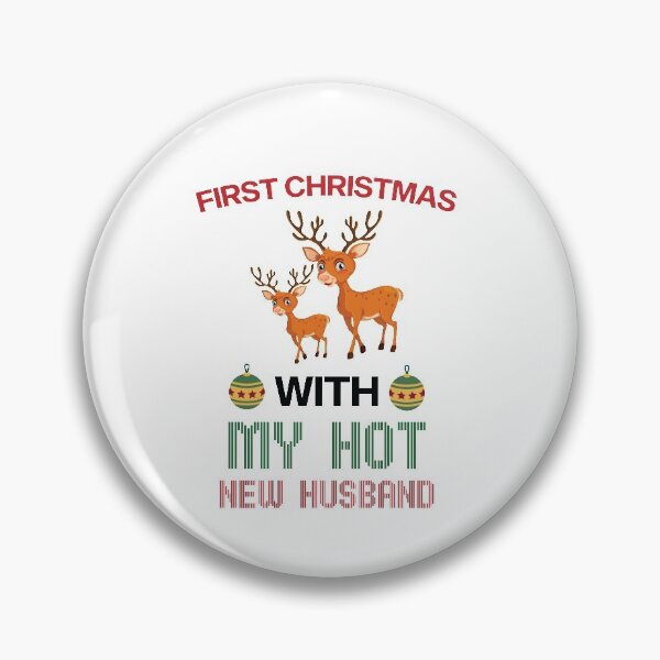 Item preview, 2020 First Christmas With My Hot New Husband, Ugly Christmas, Gift for Wife, 1st Christmas, Christmas Married designed and sold by All in One  Design.