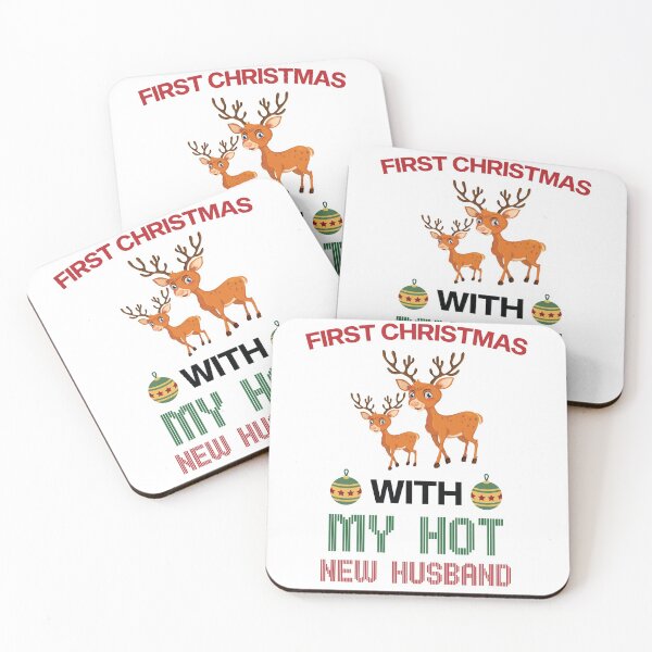 Item preview, 2020 First Christmas With My Hot New Husband, Ugly Christmas, Gift for Wife, 1st Christmas, Christmas Married designed and sold by All in One  Design.
