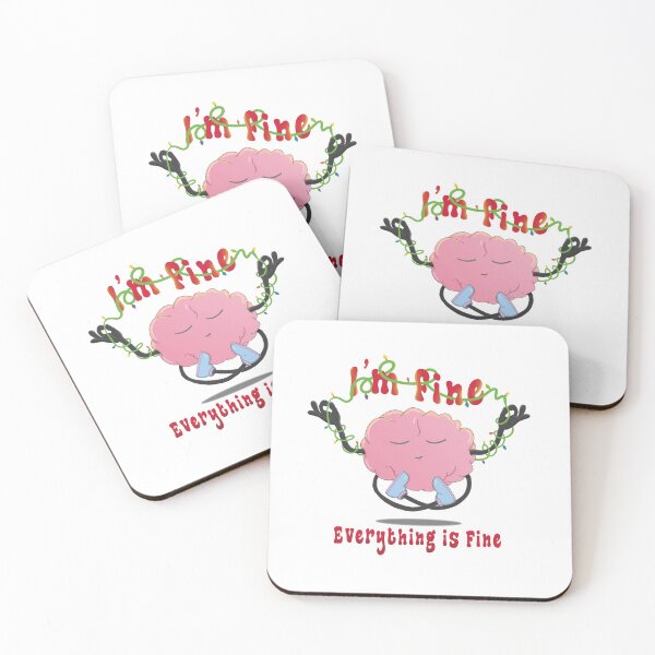 Item preview, Im fine everything is fine designed and sold by tinypurpleland.