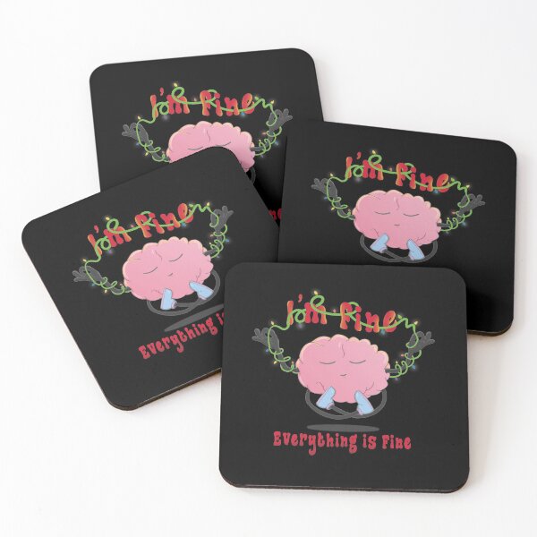 Item preview, Im fine everything is fine designed and sold by tinypurpleland.