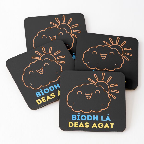 Item preview, Bíodh lá deas agat - Have a good day! Irish Gaelic Language Quote designed and sold by a-little-ink.