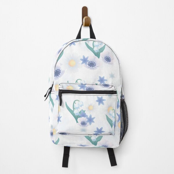 Item preview, Cosmos, Windflower, Hyacinth and Lily-of-the-Valley Floral Pattern designed and sold by TheMajesticGoat.