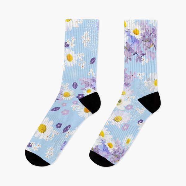Item preview, Dreams Of Daisies_Blue Background designed and sold by leBoosh-Designs.
