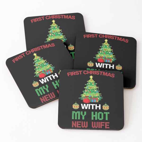 Item preview, 2020 First Christmas With My Hot New Wife, Ugly Christmas, Gift for Husband, 1st Christmas, Christmas Married designed and sold by All in One  Design.