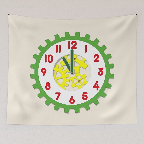 Item preview, beebthings Play School Clock designed and sold by Beeb Things.