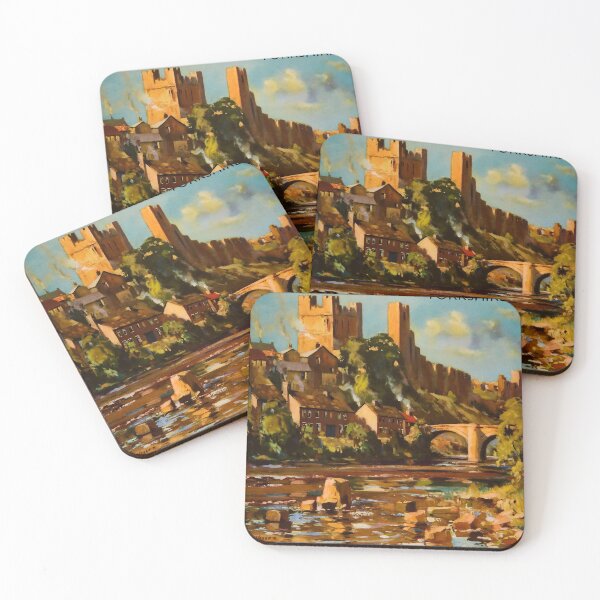 Item preview, retro classic Richmond Yorkshire poster designed and sold by CorasPosters.