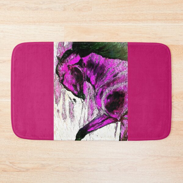 Item preview, Magenta horse portrait painting designed and sold by horseaddicted.