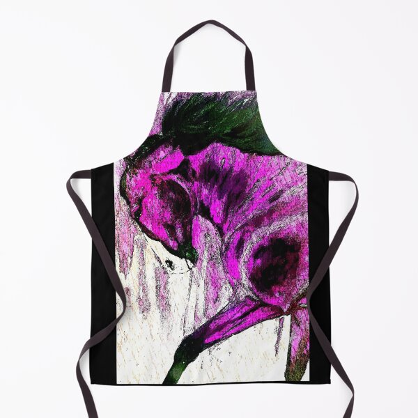 Item preview, Magenta horse portrait painting designed and sold by horseaddicted.