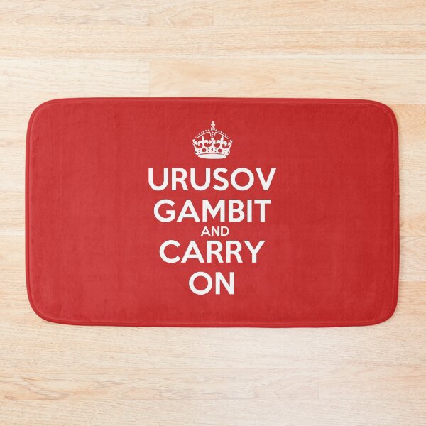 Item preview, Urusov Gambit and Carry On - Chess opening T-Shirt designed and sold by edygun.