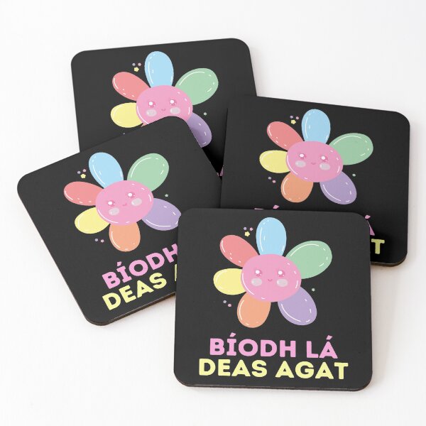 Item preview, Bíodh lá deas agat - Have a good day! Irish Gaelic Language Quote designed and sold by a-little-ink.