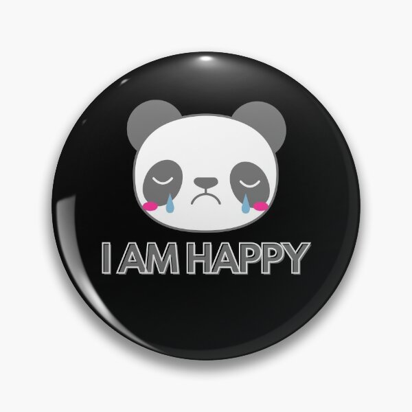 Item preview,  I am Happy. Slightly Wrong designed and sold by Vibing-Right.
