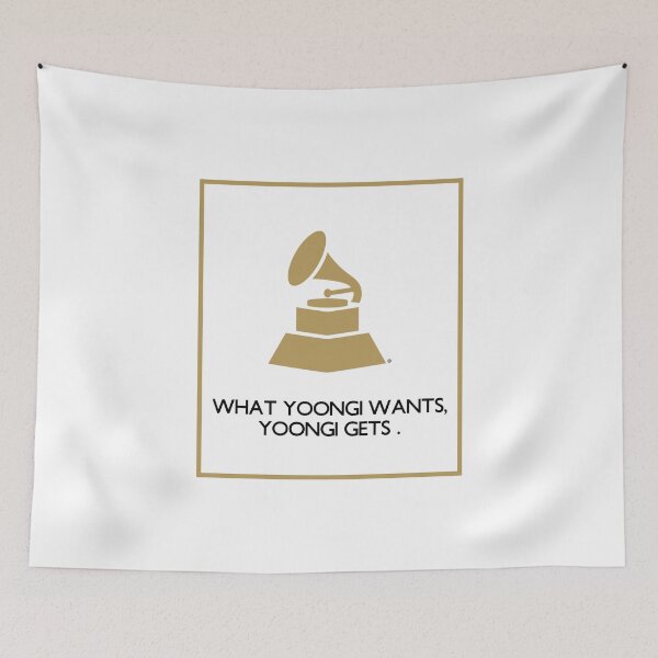 Item preview, WHAT YOONGI WANTS YOONGI GETS GOLDEN AWESOME DESIGN GIFT DESIGN FOR FRIENDS designed and sold by thebaronart.
