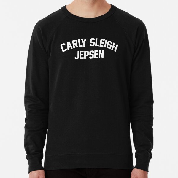 Carly Sleigh Jepsen White Text Lightweight Sweatshirt By Westonoconnor Redbubble Fluffy sweater loose sweater sweater and shorts long sleeve sweater grey sweater cardigan shirt gray shirt pullover mode fuzzy pullover. carly sleigh jepsen white text lightweight sweatshirt by westonoconnor redbubble