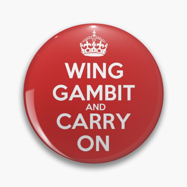 Item preview, Wing Gambit and Carry On - Chess opening T-Shirt designed and sold by edygun.