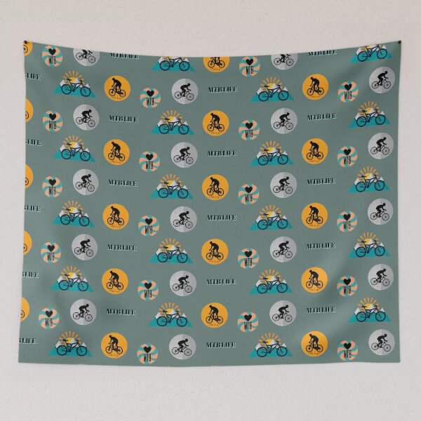 Item preview, Mountain biking, retro designed and sold by NomadMessenger.