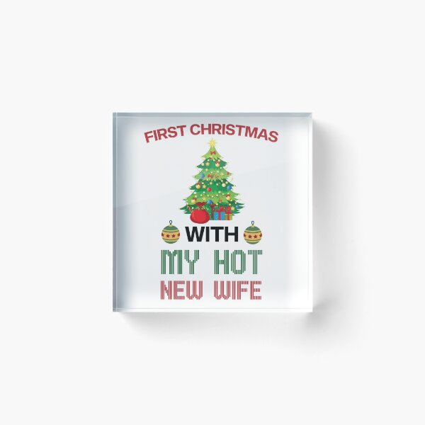 Item preview, Copy of 2020 First Christmas With My Hot New Wife, Ugly Christmas, Gift for Husband, 1st Christmas, Christmas Married designed and sold by All in One  Design.