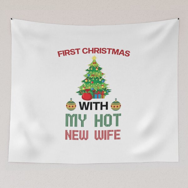 Item preview, Copy of 2020 First Christmas With My Hot New Wife, Ugly Christmas, Gift for Husband, 1st Christmas, Christmas Married designed and sold by All in One  Design.