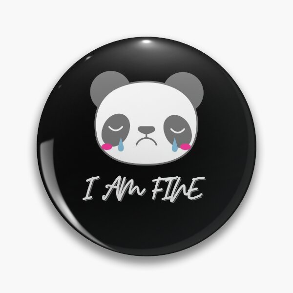 Item preview,  I am Fine. Slightly Wrong designed and sold by Vibing-Right.