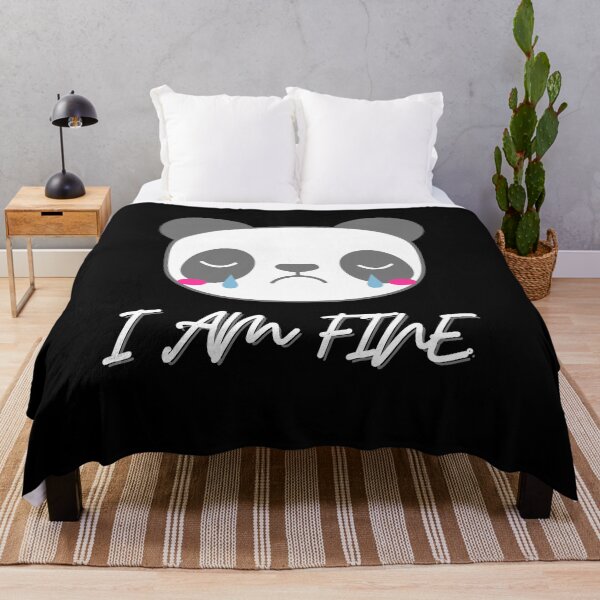 Item preview,  I am Fine. Slightly Wrong designed and sold by Vibing-Right.