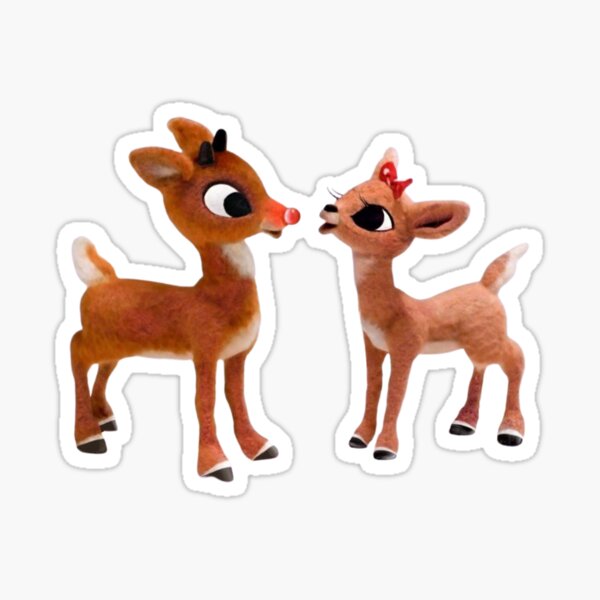 Rudolph the red nose reindeer Sticker