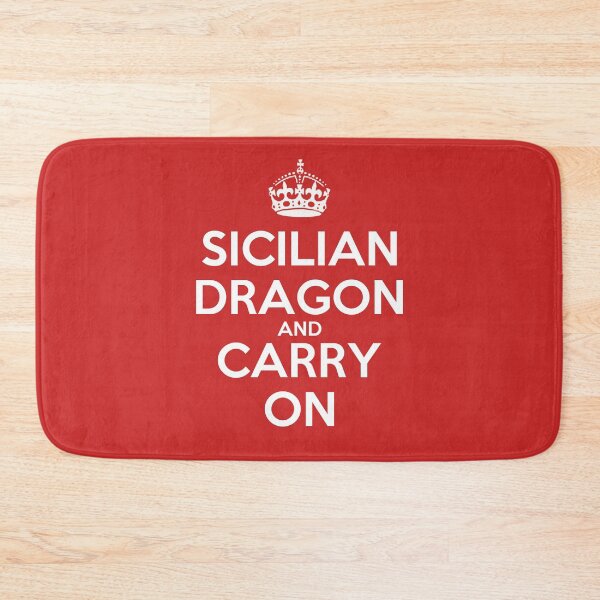 Item preview, Sicilian Dragon and Carry On - Chess opening T-Shirt designed and sold by edygun.