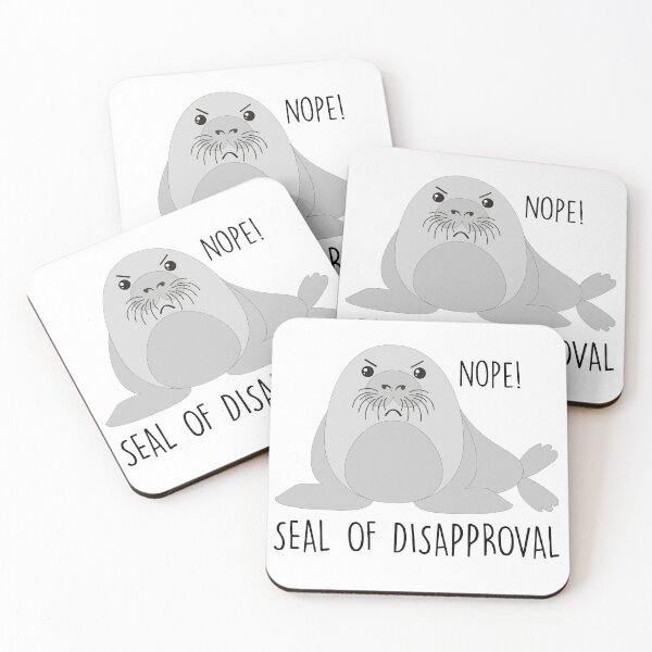 Item preview, Seal of Disapproval designed and sold by saadmery2020.
