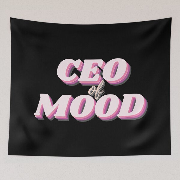 Item preview, CEO of Mood Tapestry pink designed and sold by arianne121.
