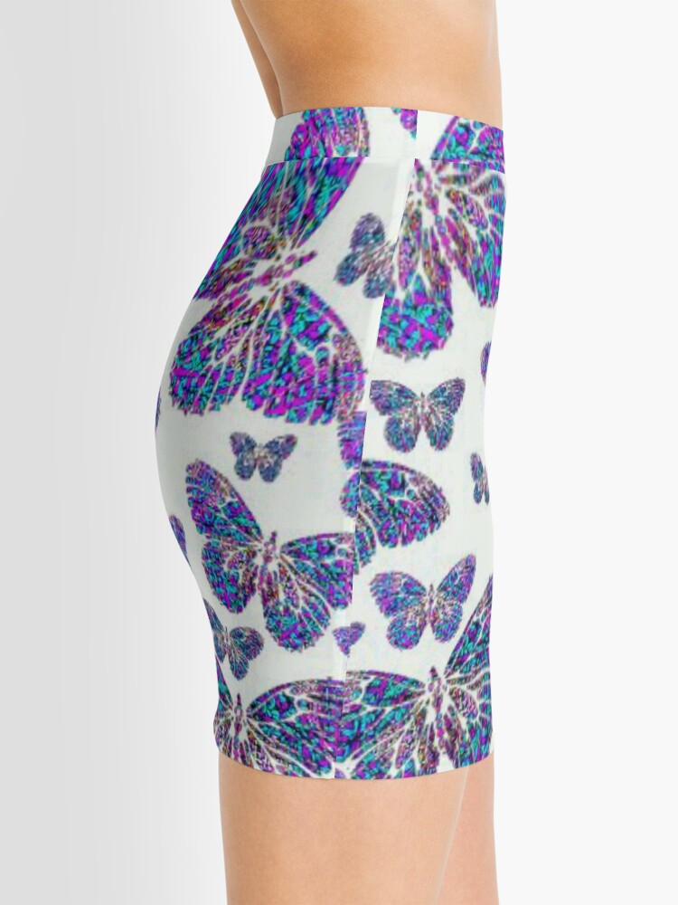 Alternate view of Mandala Butterfly Collage Mini Skirt
