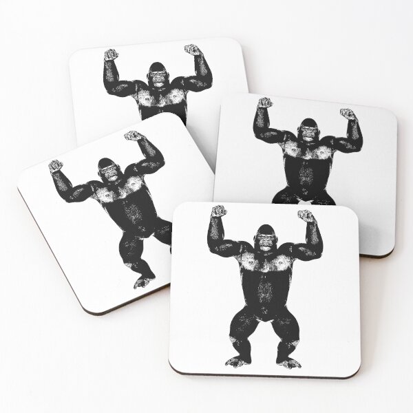 Item preview, Angry gorilla, wildlife, Africa designed and sold by MIRO3D.