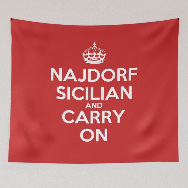 Item preview, Narjdorf Sicilian and Carry On - Chess opening T-Shirt designed and sold by edygun.